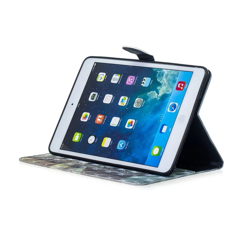 СПС Coque iPad Air Чехол милый Кот Волк кожаный чехол-книжка для телефона с кошельком и Чехлы для iPad Air A1474 A1475 A1476 iPad 5 чехол Etui Capinha
