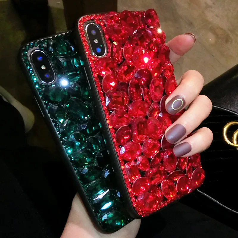 1 шт. ЧЕХОЛ ДЛЯ Vivo Y97 X23 V11 Pro Роскошный прозрачный чехол для телефона с кристаллами