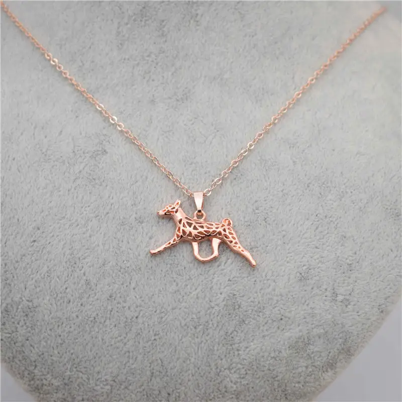 LPHZQH модный чокер в стиле бохо с изображением собаки из мультфильма милый Basenji для