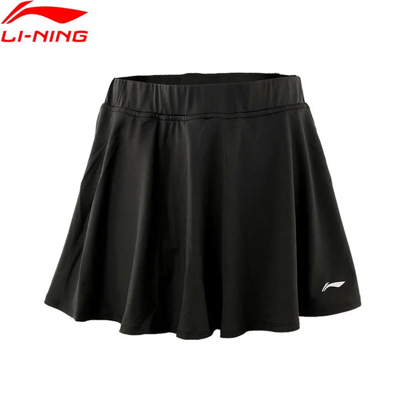 Li-Ning юбки для бадминтона из микрофибры Джерси спандекса Твердые дышащие