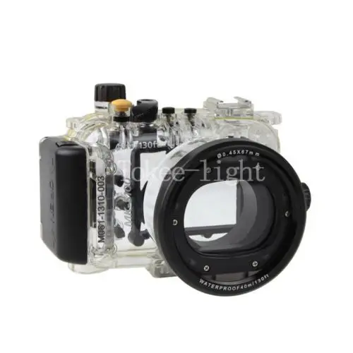 Водонепроницаемый чехол для подводной съемки и дайвинга камеры Canon S100 с красным
