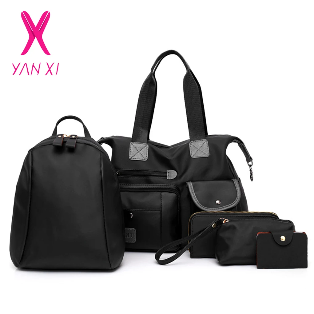 YANXI женские сумки известных брендов 5 шт./компл. 2018 мессенджеры набор Tote Женская