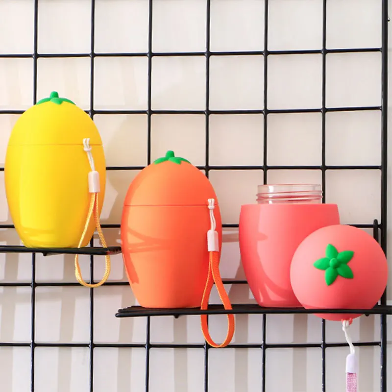 Tomato Vegetables Glass Water Bottle for Student School Cute 238ml Mini Drink Bottles with Insulation ABS Cover Office | Дом и сад