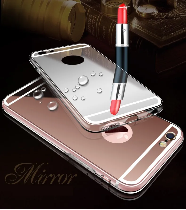 Esamday Роскошные зеркальные гальванические мягкие ТПУ чехлы для X XS MAX XR 7 8 6 6S Plus, Защитные чехлы для iPhone 5 5S SE