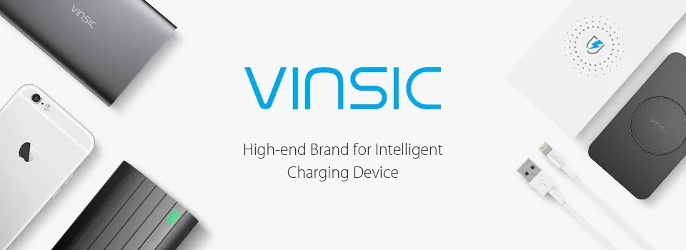 Vinsic 16 Вт подставка Беспроводное зарядное устройство QC 3,0 Быстрая зарядка зарядное устройство 9 в 1.8A выход 2 катушки для iPhone 8 8 Plus X samsung S8+ S8