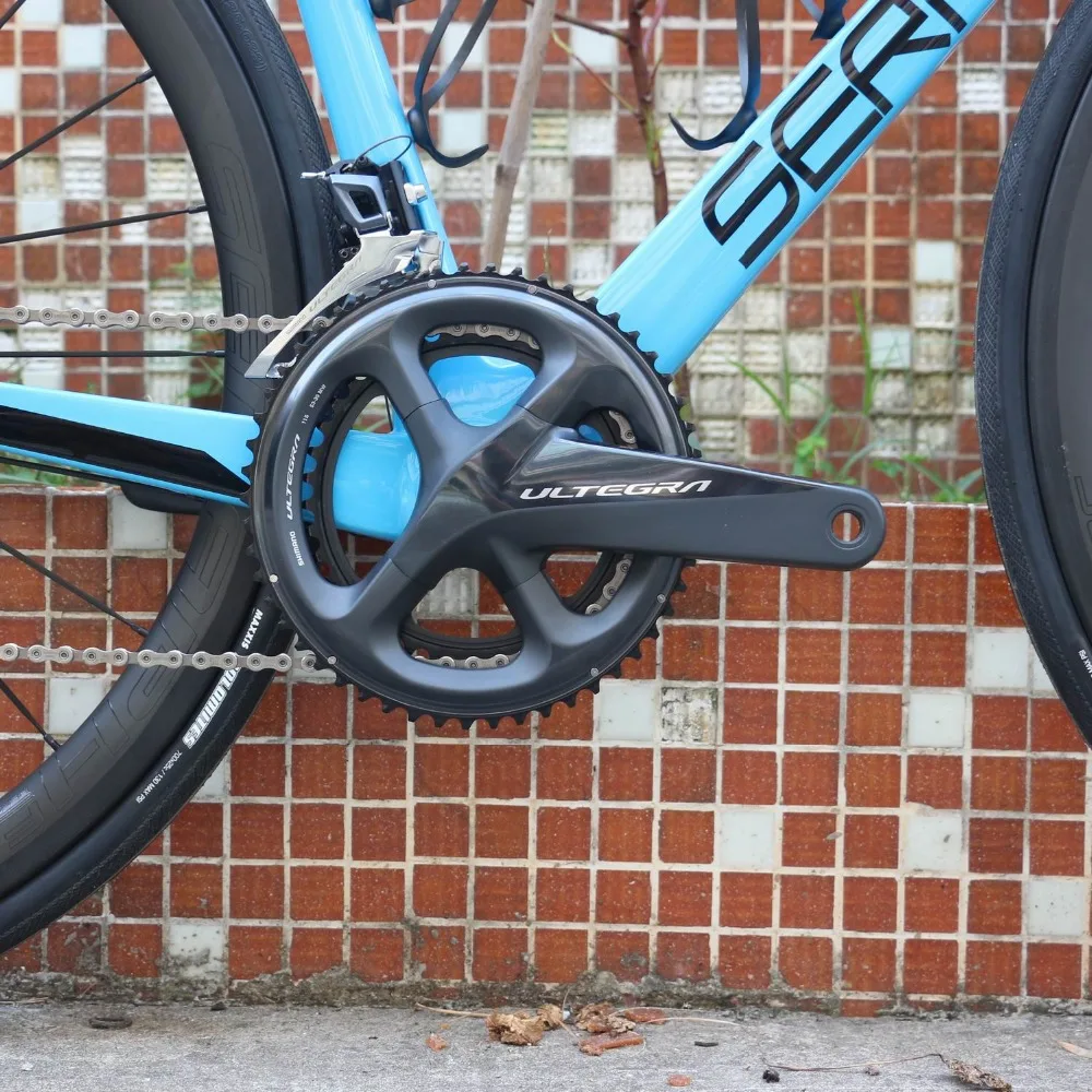 SERAPH superlight bule полный велосипед SHIMAO 8000 groupset с 22 скоростями 700 * 25C шина карбоновый