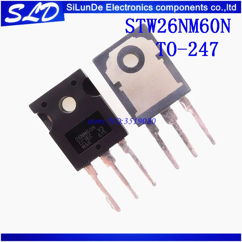 

2pcs/lot STW26NM60N STW26NM60 26NM60N W26NM60 TO247 New and original IN STOCK
