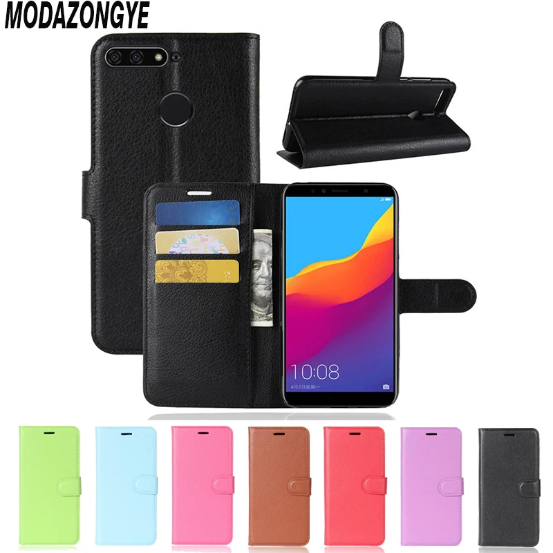 Huawei Y6 Prime 2018 Case Cover Luxury Wallet PU Leather Back Phone ATU-L31 ATU-L42 Y6Prime | Мобильные телефоны и