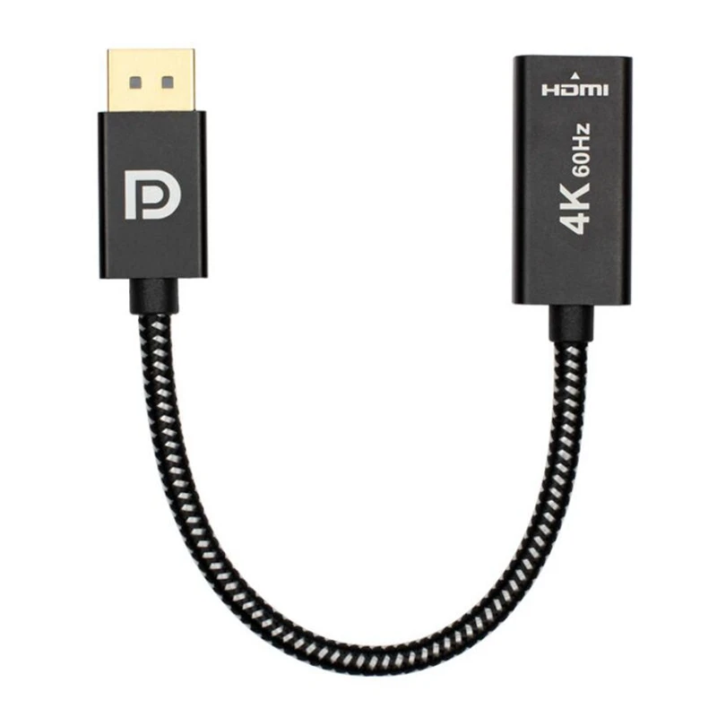 20 см 4K @ 60 Гц высококачественный порт дисплея к HDMI 2 0 кабель Pro DP display port Мужской
