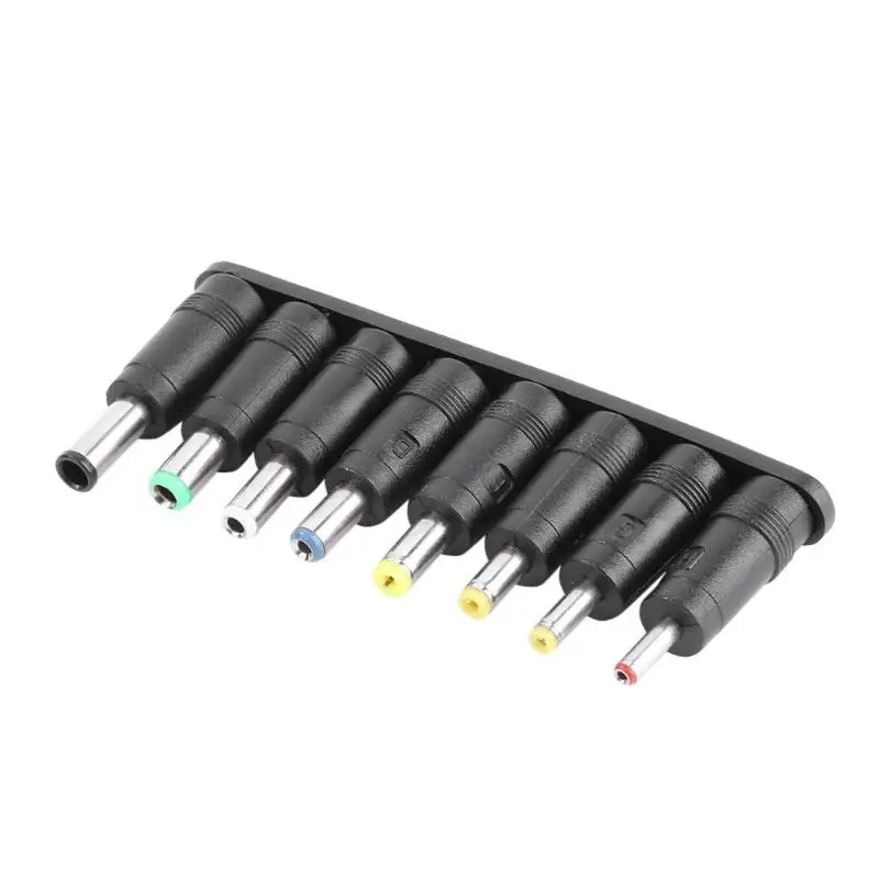 

Universal 8 in 1 Computer PC AC DC Power Charger Adapter Socket Plug Connector Tips Set for Laptop Notebook
