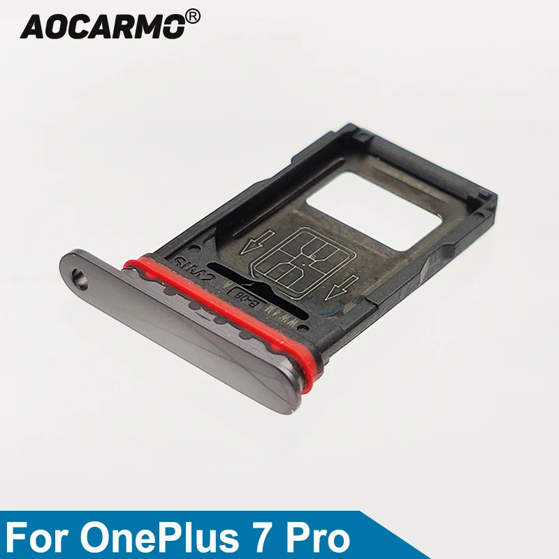 Aocarmo Nano Sim держатель для карт лоток Слот для OnePlus 7 Pro запасная часть 7Pro Dual