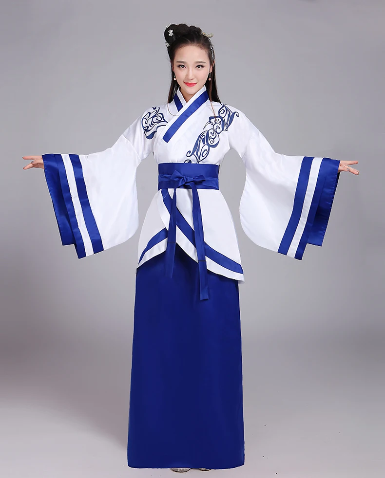 Китайская традиционная Фея ханьфу для женщин платья танцевальный костюм одежда