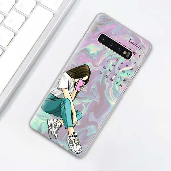 H15 Меланина попсовое чехол для телефона для samsung Galaxy S10e S10 плюс S7 S8 S9 Plus, Note 8, 9, 10, плюс S10 Примечание 10 5G жесткий чехол Coque - Цвет: H15
