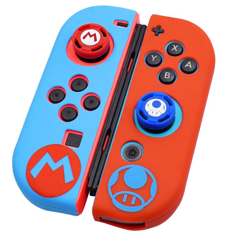Силиконовый чехол Joycon для Nintendo Switch Противоскользящий резиновый защитный кожи