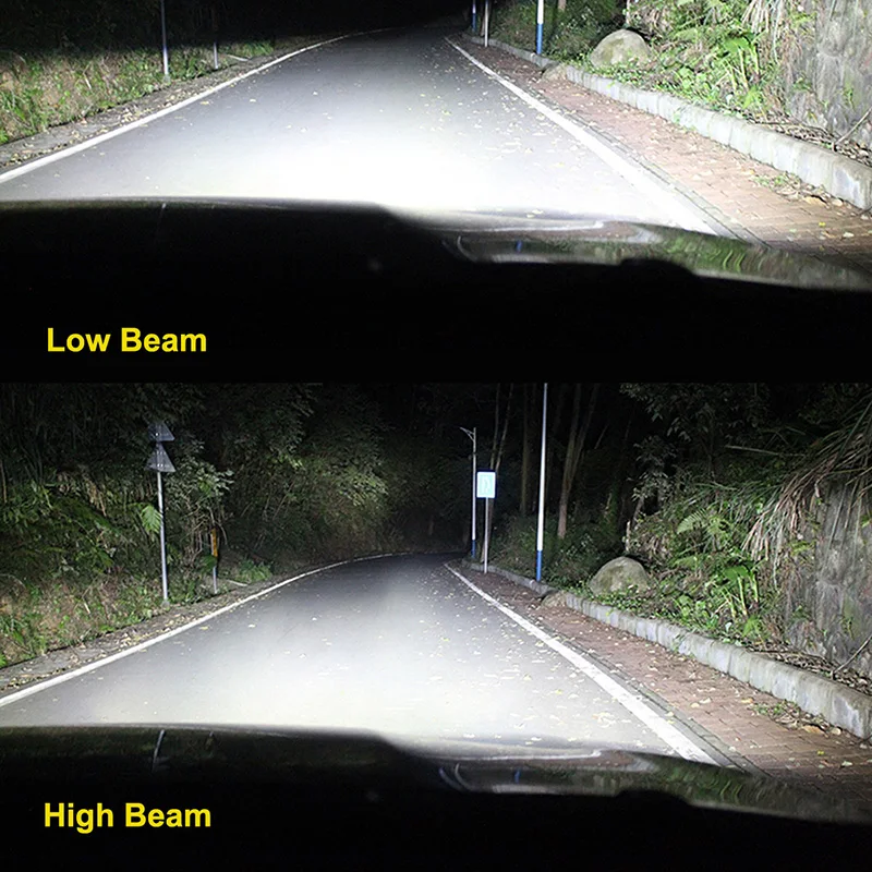 2 шт. H7 светодиодные лампы H4 H1 H11 9005 D1S D2S Автомобильные фары с чипом ZES 96 Вт 9600LM 6000K H3
