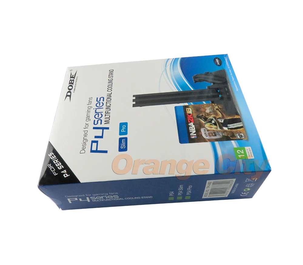 Вертикальный охлаждающий вентилятор для консоли PS4/PS4 Slim/PS4 Pro зарядка контроллера