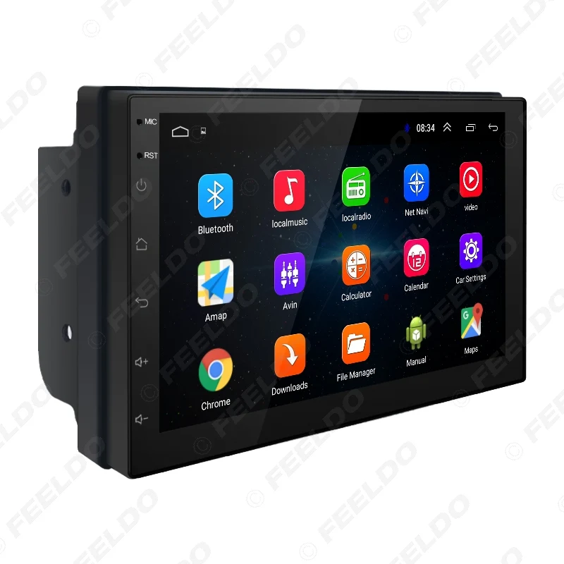 FEELDO Новый 7 дюймовый ультратонкий Android 8 1 четырехъядерный медиаплеер с GPS