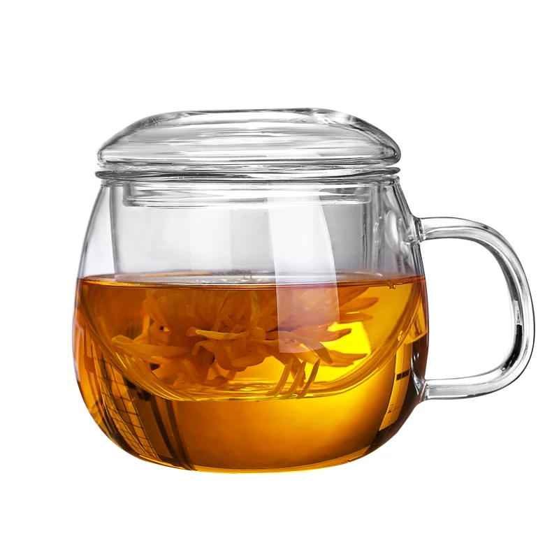 

Thickened glass zona pellucida filter tea cup office cup