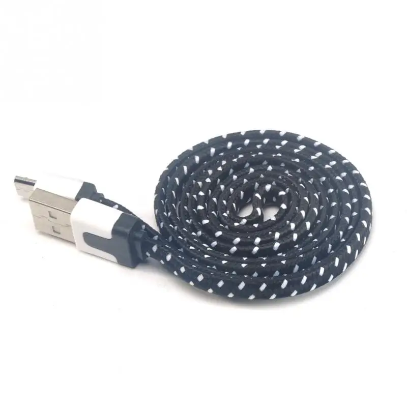 Дата кабель V8 Соединитель 3 фута веревка Micro USB зарядный кабель для синхронизации данных для мобильного телефона плоский провод кабель для зарядки 1 м/2 м/3 метра