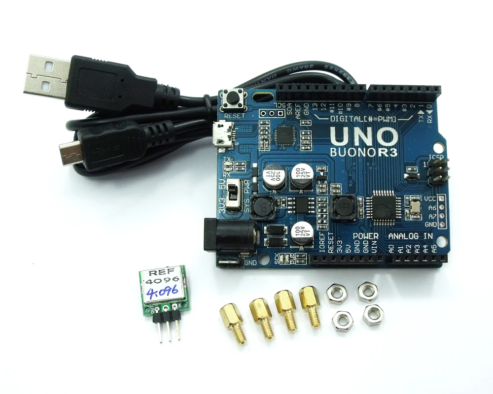 UNO R3 с REF 4096 4 096 в 50ppm прецизионное напряжение 8/10/12b ADC STM32 ARM комплекты|uno r3|uno r3 unouno kit |