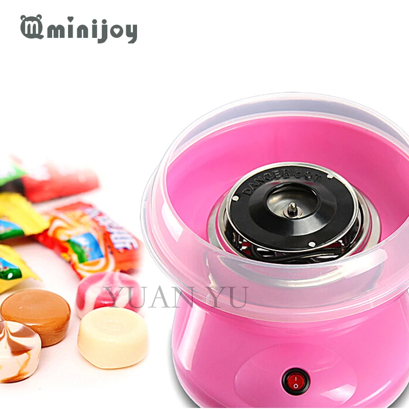 2017 Cotton Candy Maker Machine Electric DIY Sweet mini portable cotton suager for children girl boy gift children's day | Бытовая