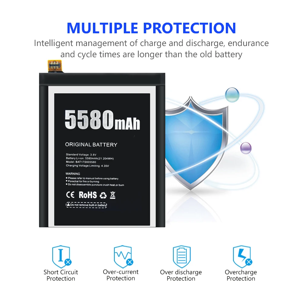 Высокое качество 5580mAh BAT17S605580 мобильный телефон замена телефона литиевая батарея