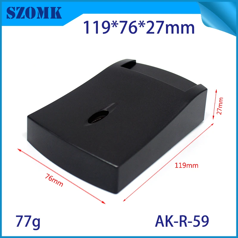 

10 pcs, 119*76*27mm szomk new plastic case electronic junction housing card reader sensor instrument enclosure for pcb design
