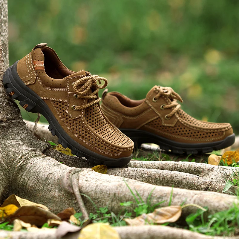 Новая красивая летняя мода вырезает дышащий Пояса из натуральной кожи Для мужчин