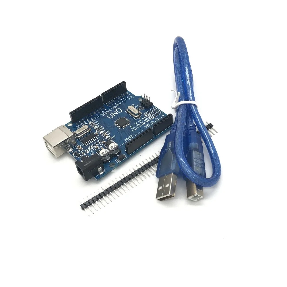 ShenzhenMaker один набор TENSTAR ROBOT NEW 2017-UNO R3 ATmega328P/CH340G MicroUSB. UNO Rev 3 0 (дополнительный кабель
