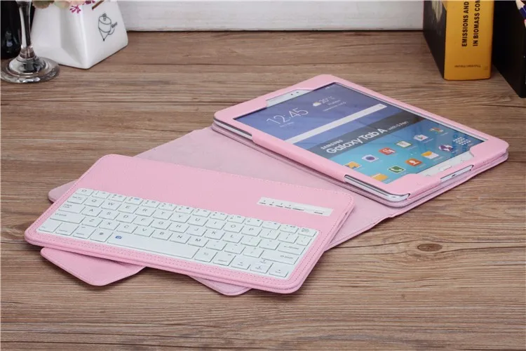 Чехол для samsung GALAXY Tab A 9,7 T550 T555 P550 P555 Съемная Bluetooth клавиатура портфель чехол-книжка+ подарок