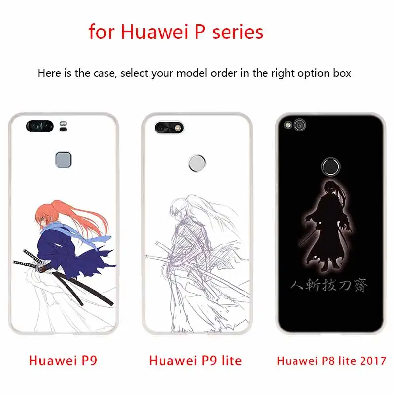 Чехол MLLSE Rurouni Kenshin с аниме рисунком силиконовый мягкий чехол из ТПУ для Huawei P30 P20 Pro