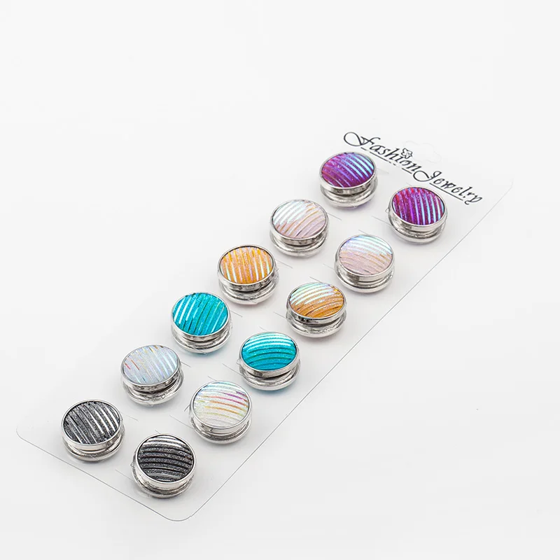 12 шт/Дюжина Новая модная Уникальная магнитная брошь сильный магнит Шарф Брошь на