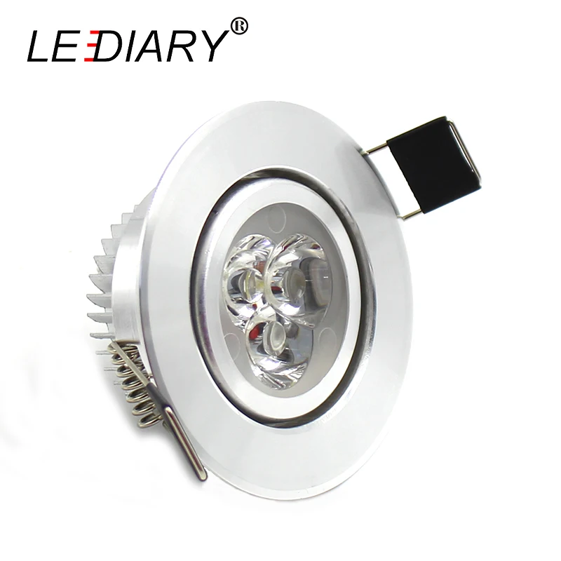 

LEDIARY LED Recessed Ceiling Downlights Kitchen CE Luminaire 110-240V 3W 5W 55mm 70mm 90mm Cut Hole Spot Lamp Angle Adjustable