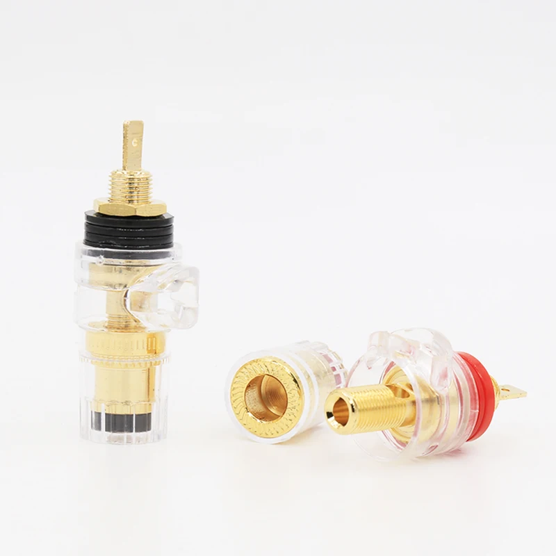 HIFI VBP004 скрепляющая клемма с золотым покрытием для усилителя динамика 4 мм разъем