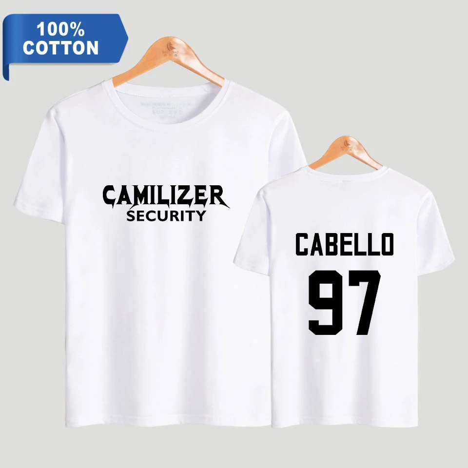 Камила Cabello никогда не будет один и тот же тур 100% хлопковая футболка для мужчин