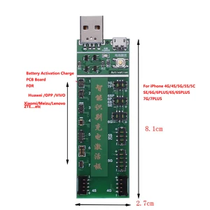 Инструмент активации быстрой зарядки аккумулятора + кабель питания постоянного тока для iPhone 4-7, для проверки китайской цепи
