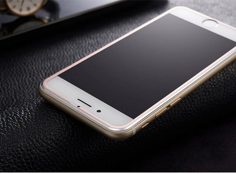 MPLSBO 10 шт полное покрытие протектор экрана для iPhone 6 6s 8 7 plus металлическое стекло края закаленное стекло для iPhone X протектор