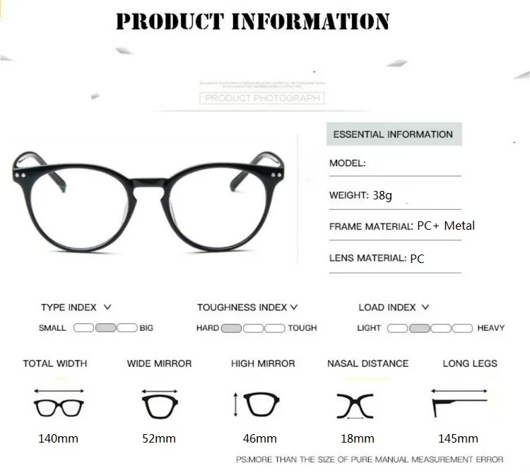 

New Fashion Brand Glasses Frame Vintage Women Reading Eyewear Optical Men Computer Glasses oculos de grau femininos