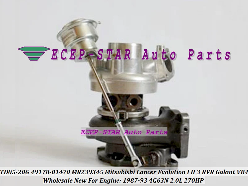 TD05 20G 49178 01470 4917801470 MR239345 турбо для Mitsubishi Lancer Evolution I II III RVR Galant VR4 1987 93 4G63N 2.0L 270HP|turbo turbo