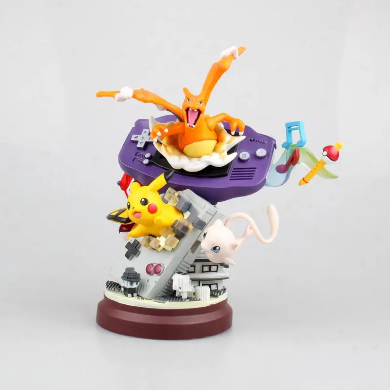 18,5 см Pikachu& Charizard новая игра GameBoy ПВХ фигурка игры коллекции фанатов Детская кукла игрушки, лучшие подарки