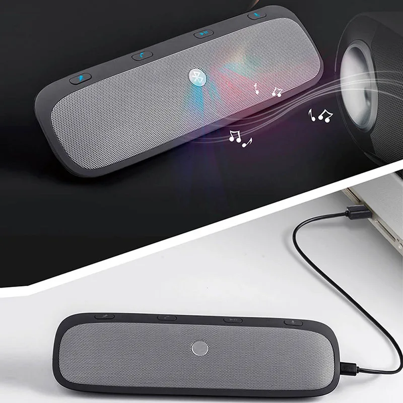 SRXTZM автомобильный солнцезащитный козырек беспроводной Bluetooth громкой связи автомобильный комплект Громкая связь аудио Bluetooth громкой связи автомобильный комплект громкой связи