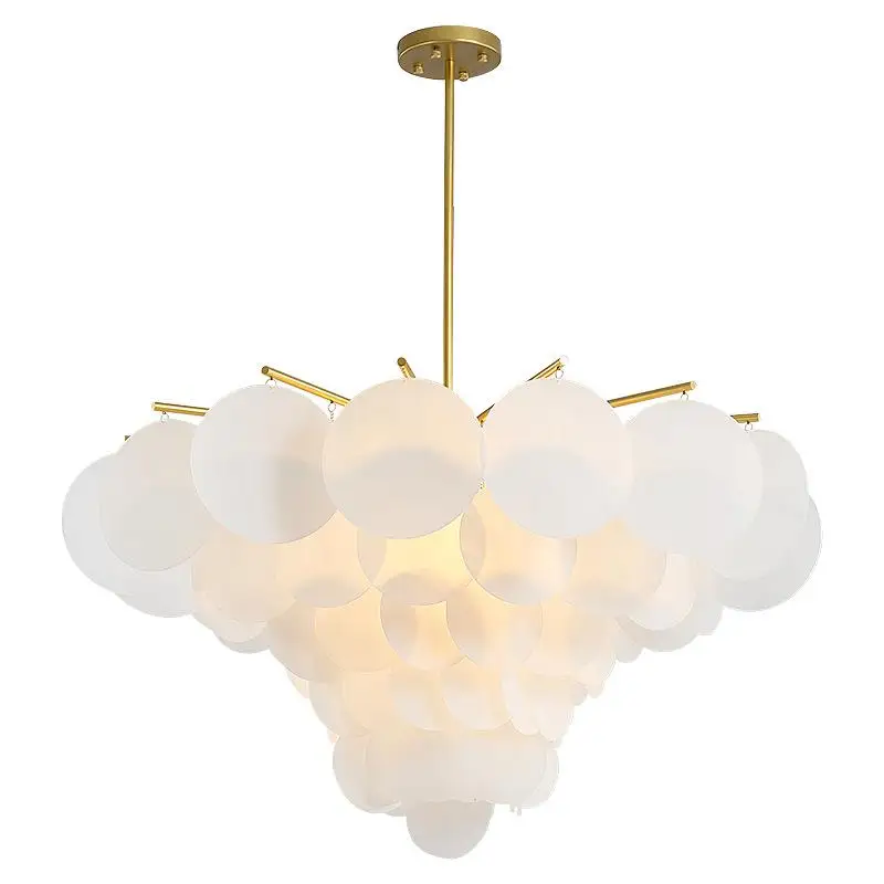 Современные золотые подвесные светильники IKVVT акриловые роскошные круглые в