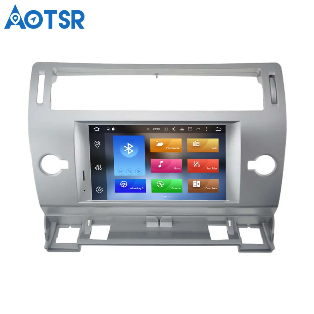 Автомобильный DVD-плеер на платформе Android 9 0 GPS ГЛОНАСС навигатор для Citroen C4 C-Triumph