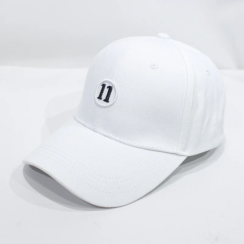 Хлопковая бейсбольная кепка с вышитым номером Регулируемый бейсболка для мужчин