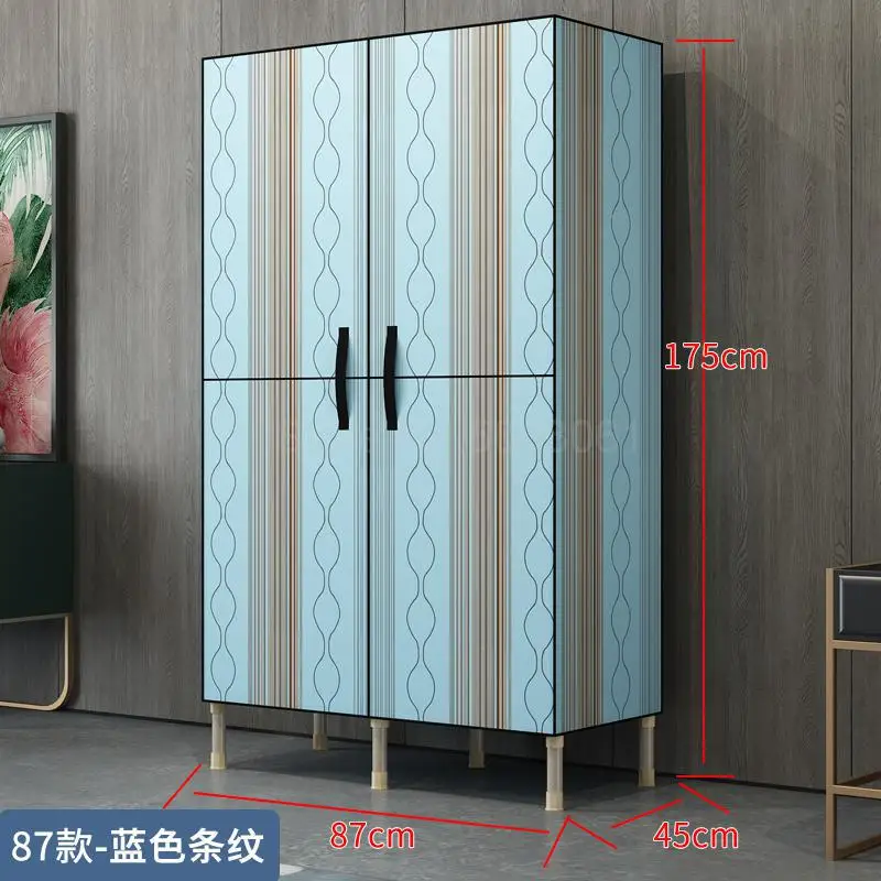 Simple wardrobe fabric storage cabinet storage cabinet wardrobe home simple modern economical cloth cabinet - Цвет: ml6