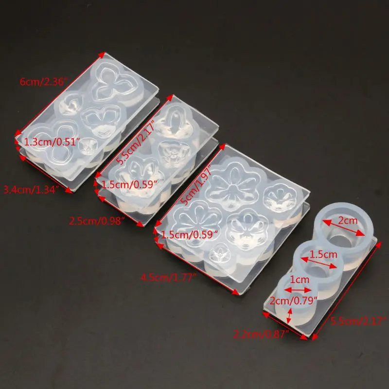 

Free shipping Mini Size Flower Succulent Plants Flowerpot Silicone Resin Mold Art Craft Tools