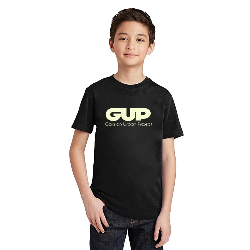 LYTLM Parkour Kids GUP Galizian Urban Project/детская футболка одежда для маленьких девочек и мальчиков с короткими рукавами светящиеся рубашки в стиле хип-хоп для девочек