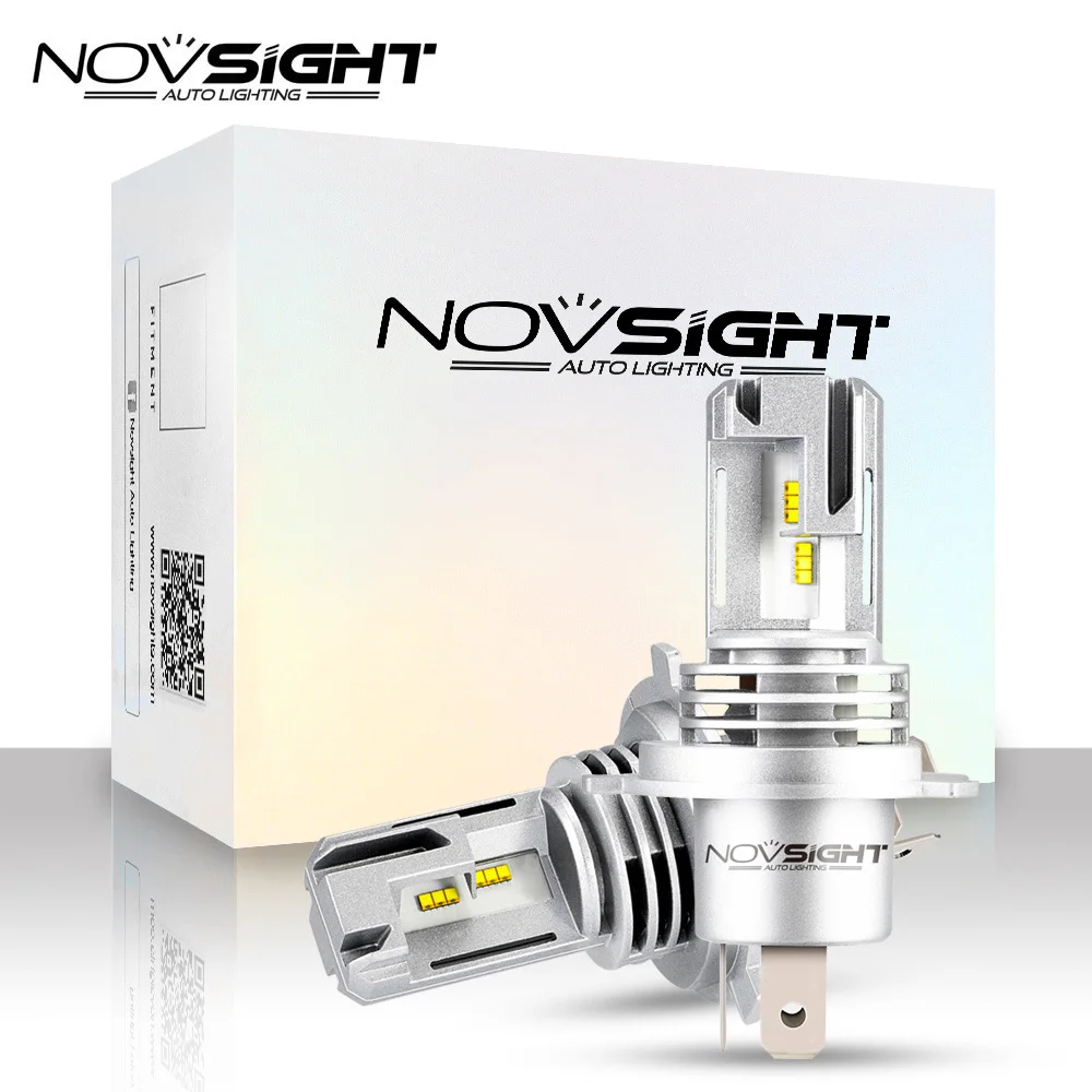 Светодиодные Автомобильные лампы NOVSIGHT для передних фар H4 H7 1:1 H11 H8 HB3 HB4 55 Вт 6000 лм K |