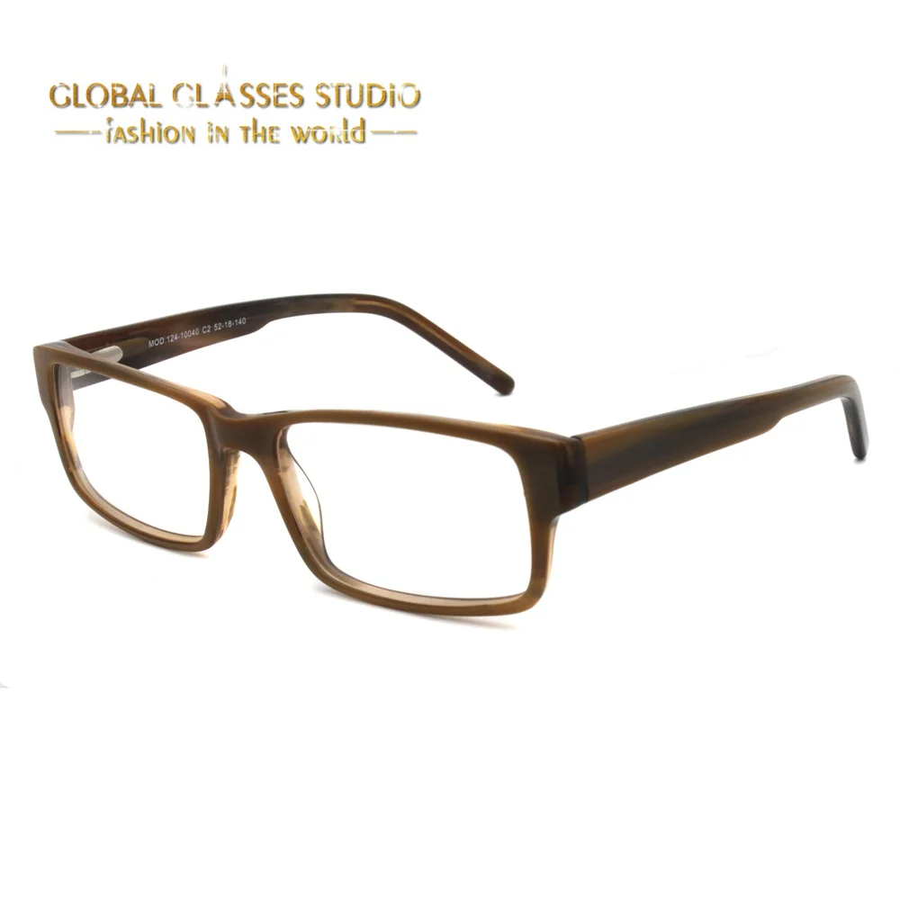 

Women New Men Female Brown Frame Optical Frame Glasses MOD.124-10040-C2