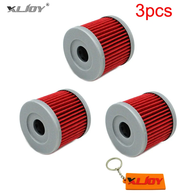 XLJOY 3 шт. масляный фильтр для SUZUKI GZ125 GV250 GT125 GT250 GA125 AN150 LT185 9.9HP 15HP HYOSUNG GT250R GF125|Масляные